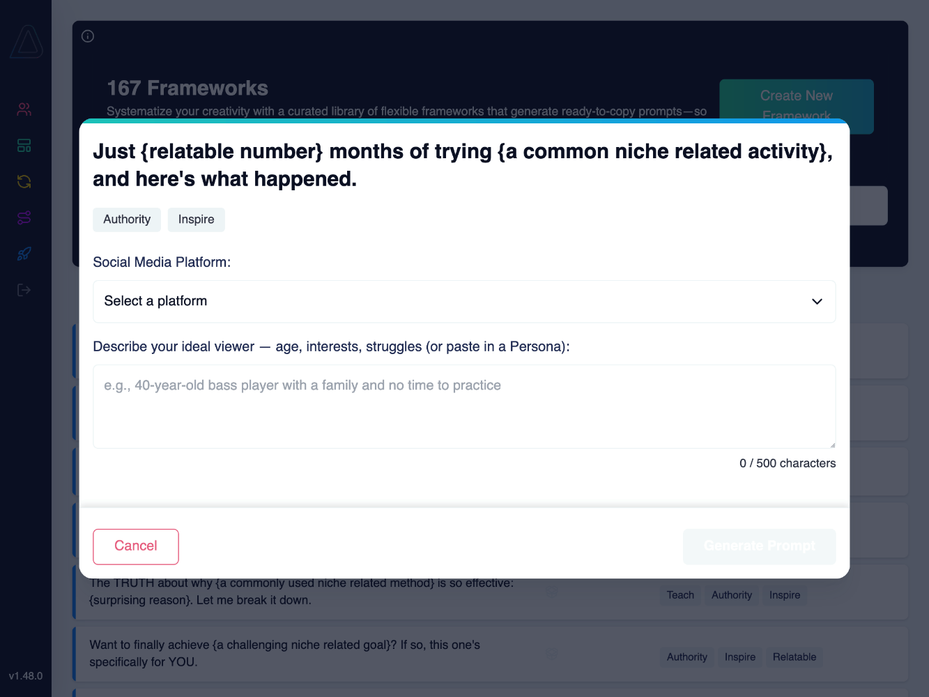 Ayumio Frameworks Demo Fields - Tablet