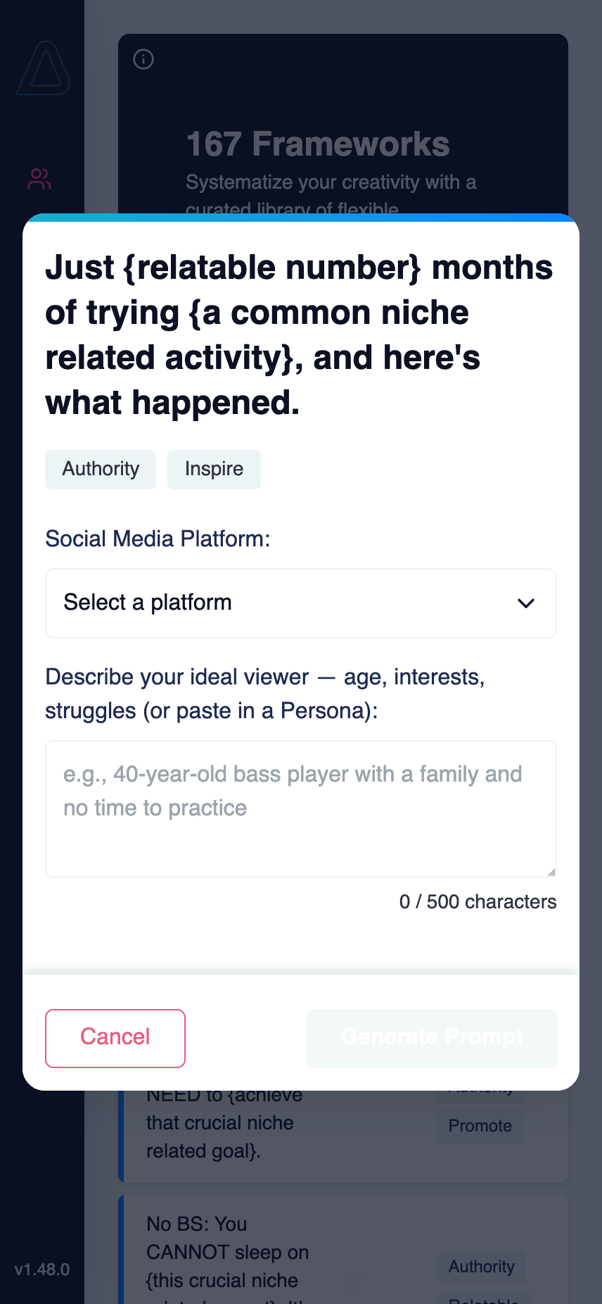 Ayumio Frameworks Demo Selection - Mobile