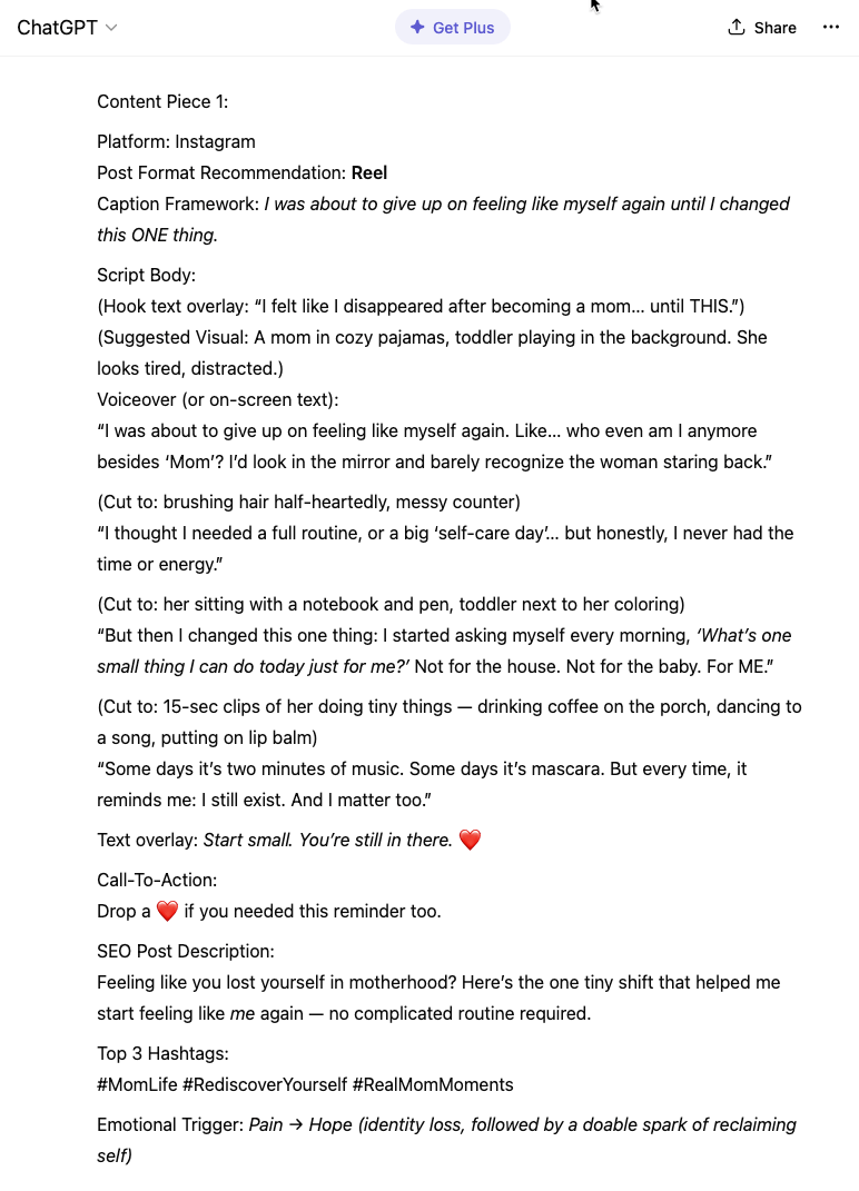 ChatGPT - Content Piece 1