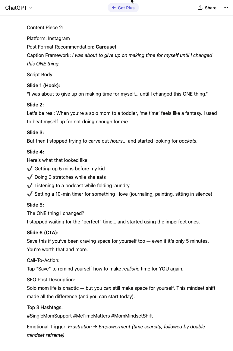 ChatGPT - Content Piece 2