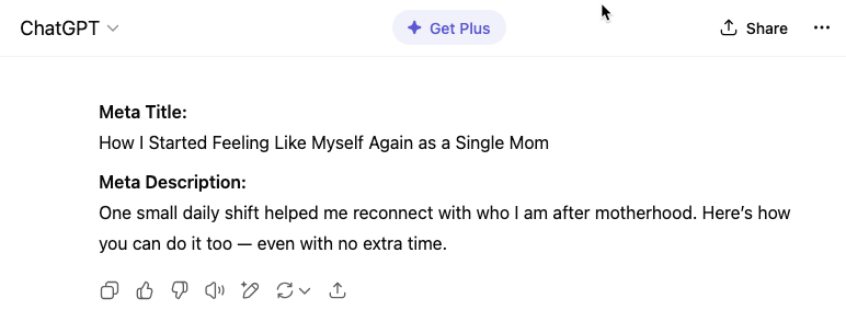 ChatGPT - SEO Optimized Meta Title and Meta Description